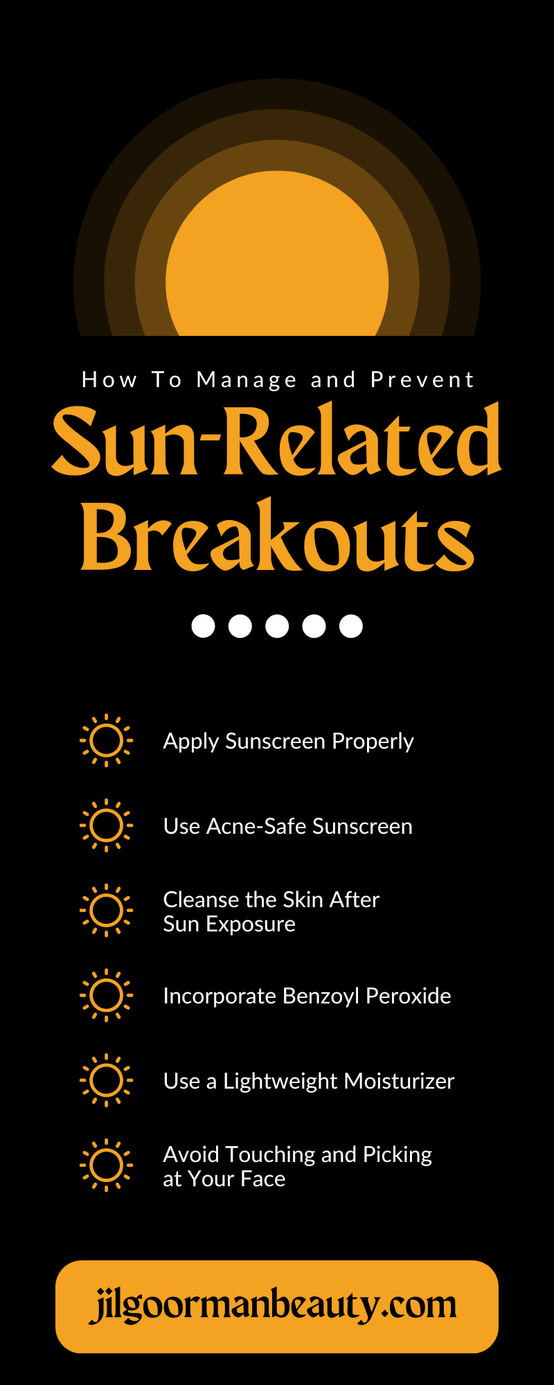 How To Manage and Prevent Sun-Related Breakouts