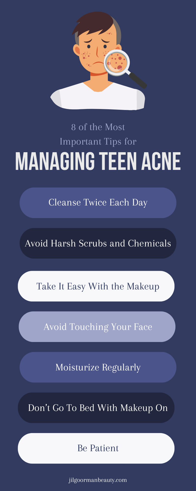 8 of the Most Important Tips for Managing Teen Acne