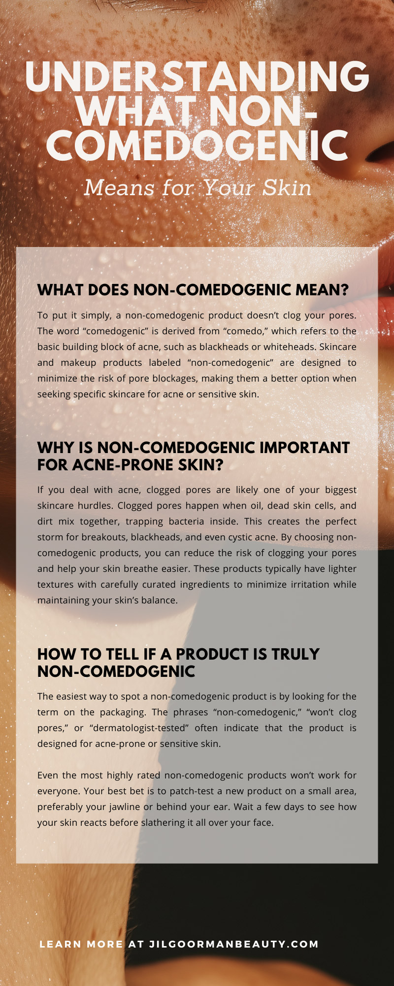 Understanding What Non-Comedogenic Means for Your Skin